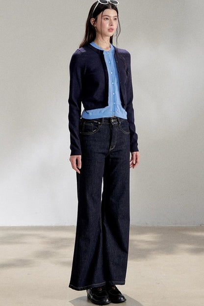 Yellow Knitted Cardigan