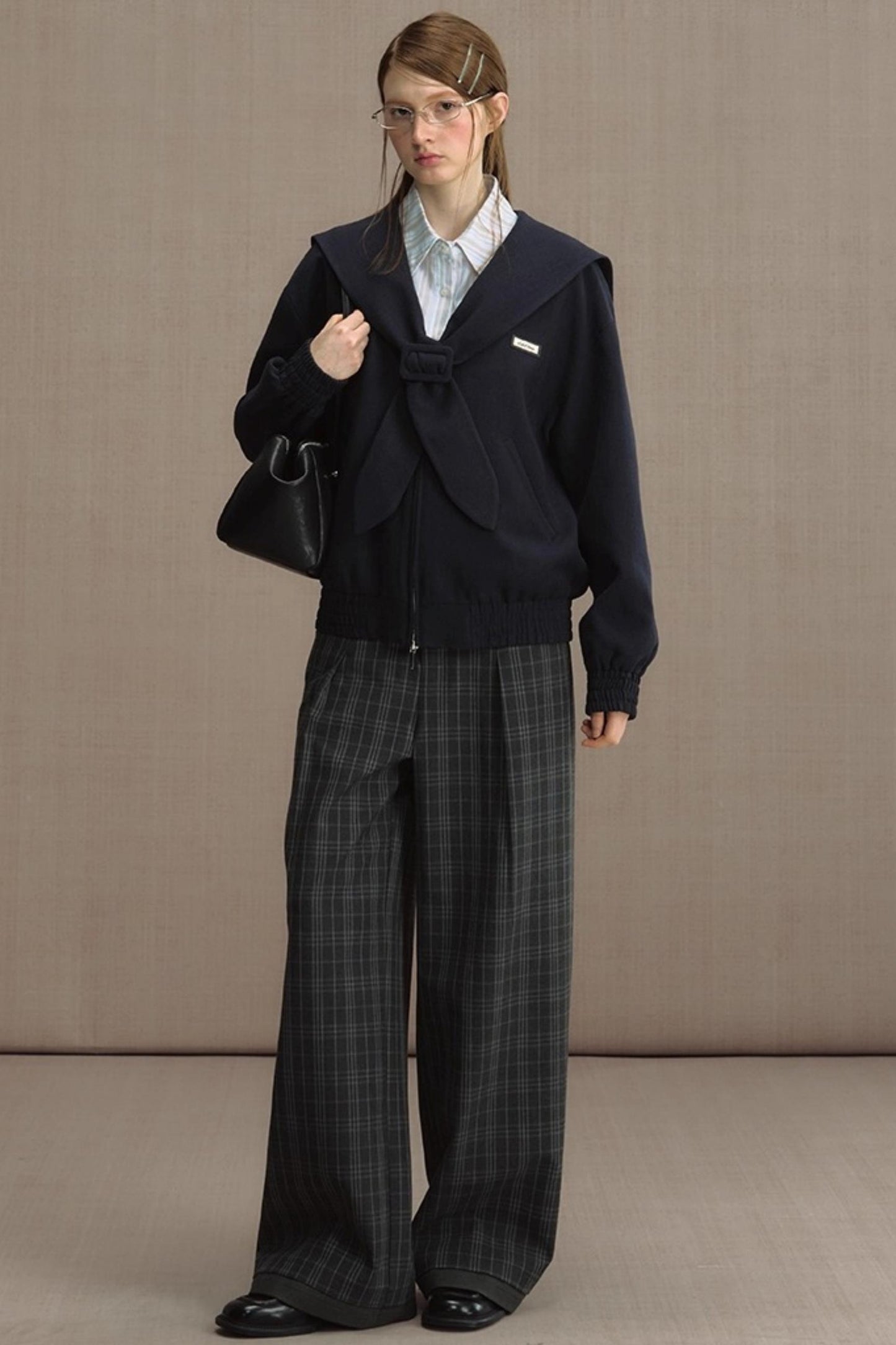 Mariner Navy Cropped Jacket