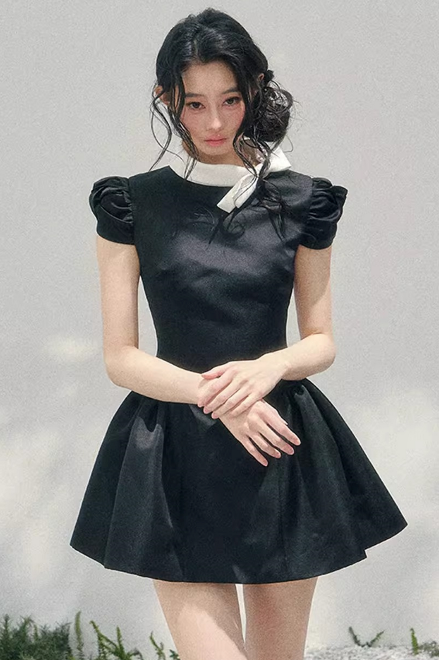 Lilian Ball Puff Sleeve Dress