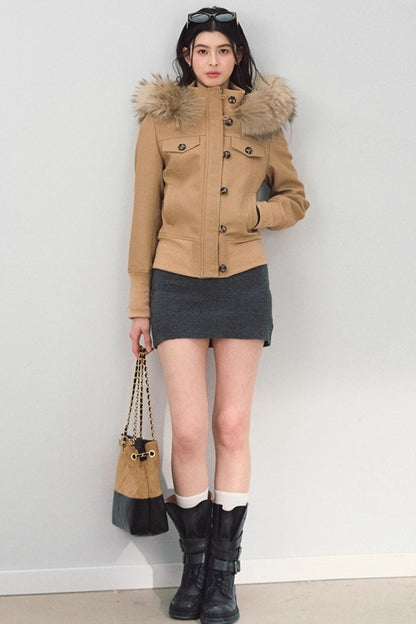 Gray Knitted Bodycon Dress