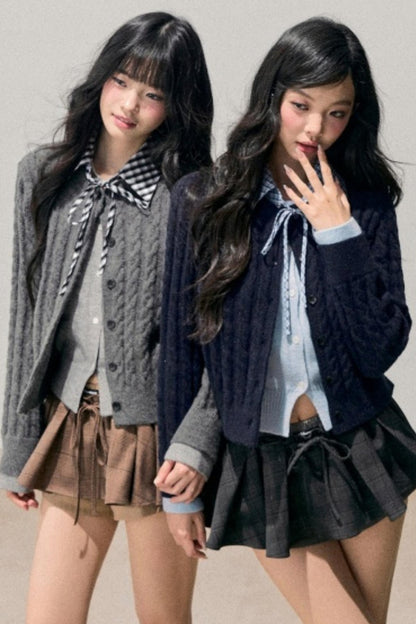 Plaid Annie Waltz Skirt