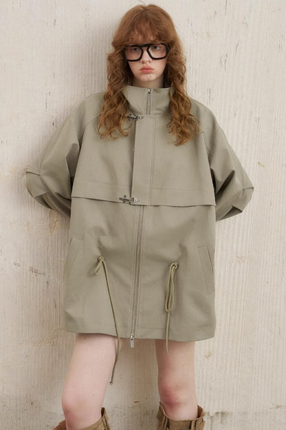 Cashew Flower Trench Coat