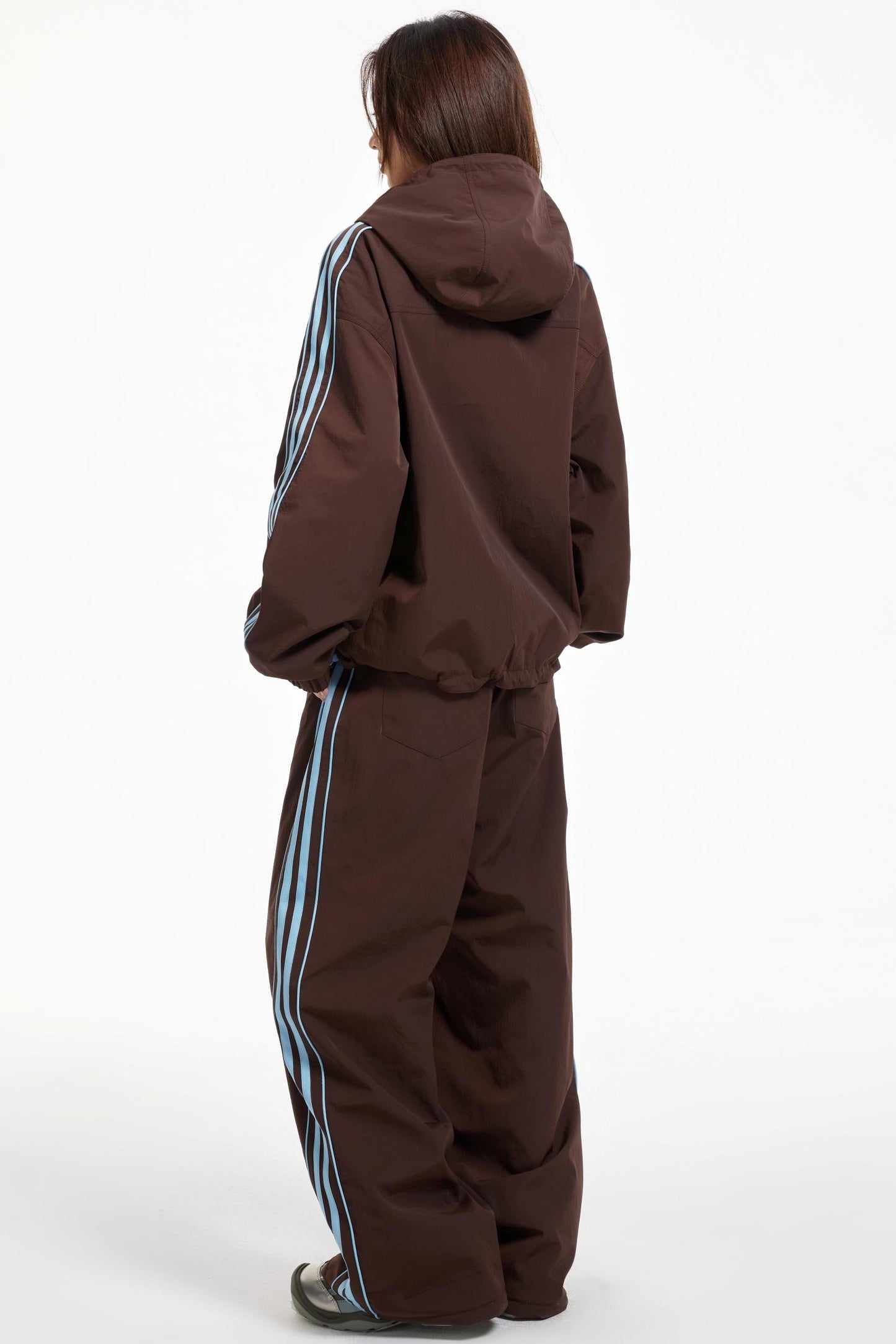 Lux Stripe Hooded Jacket Set-Up