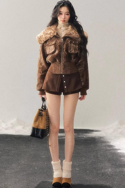 Dreamy Leopard Print Jacket