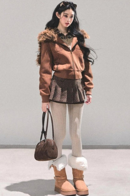 Floating Twilight Lamb Wool Coat