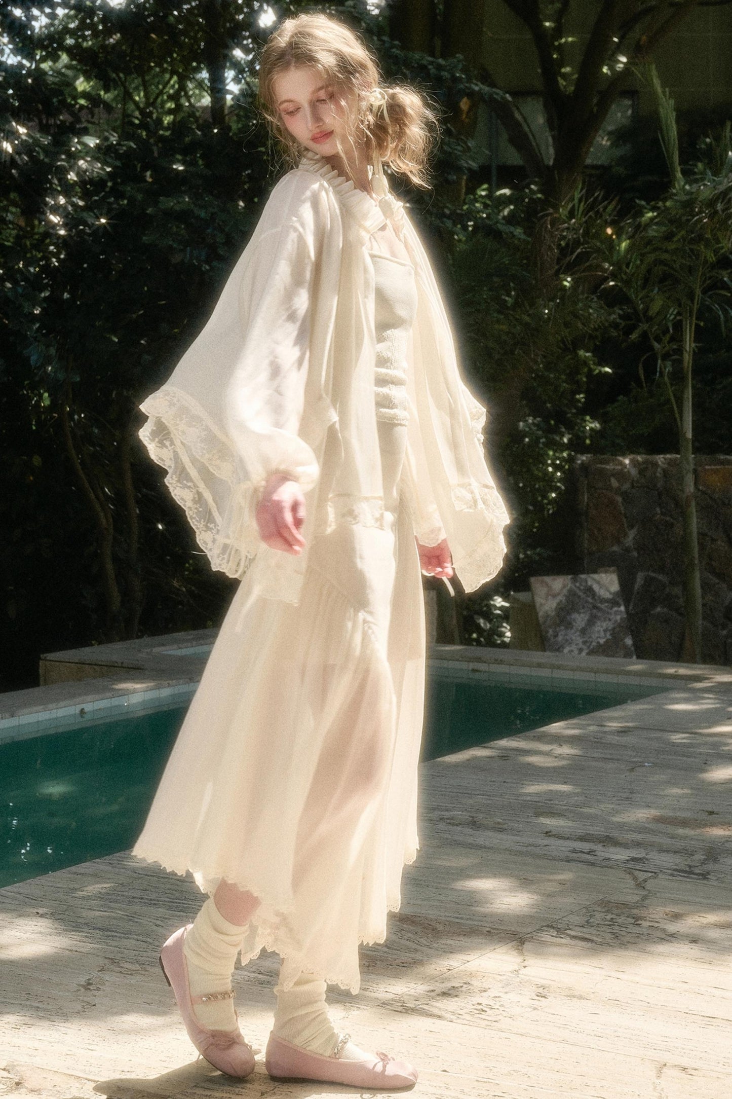 Galaxy Lace Shirt Jacket