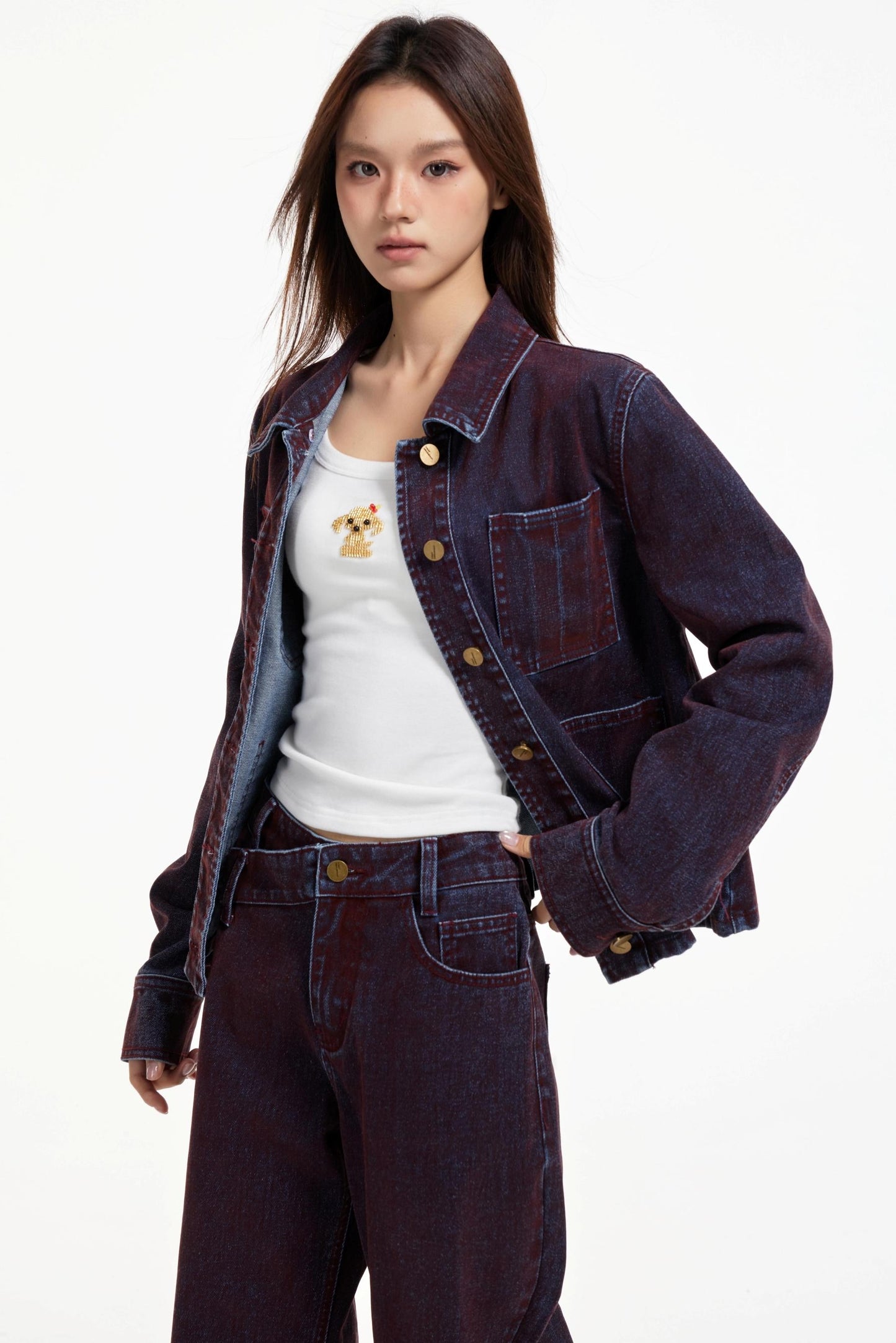 Slimming Denim Jacket