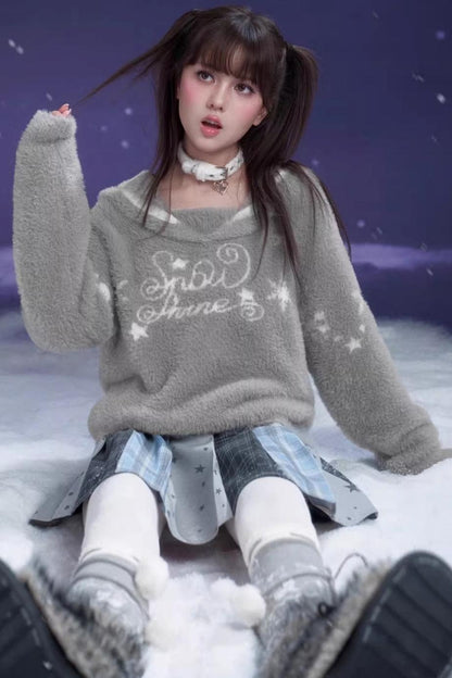 Sweet Gray Sailor Sweater