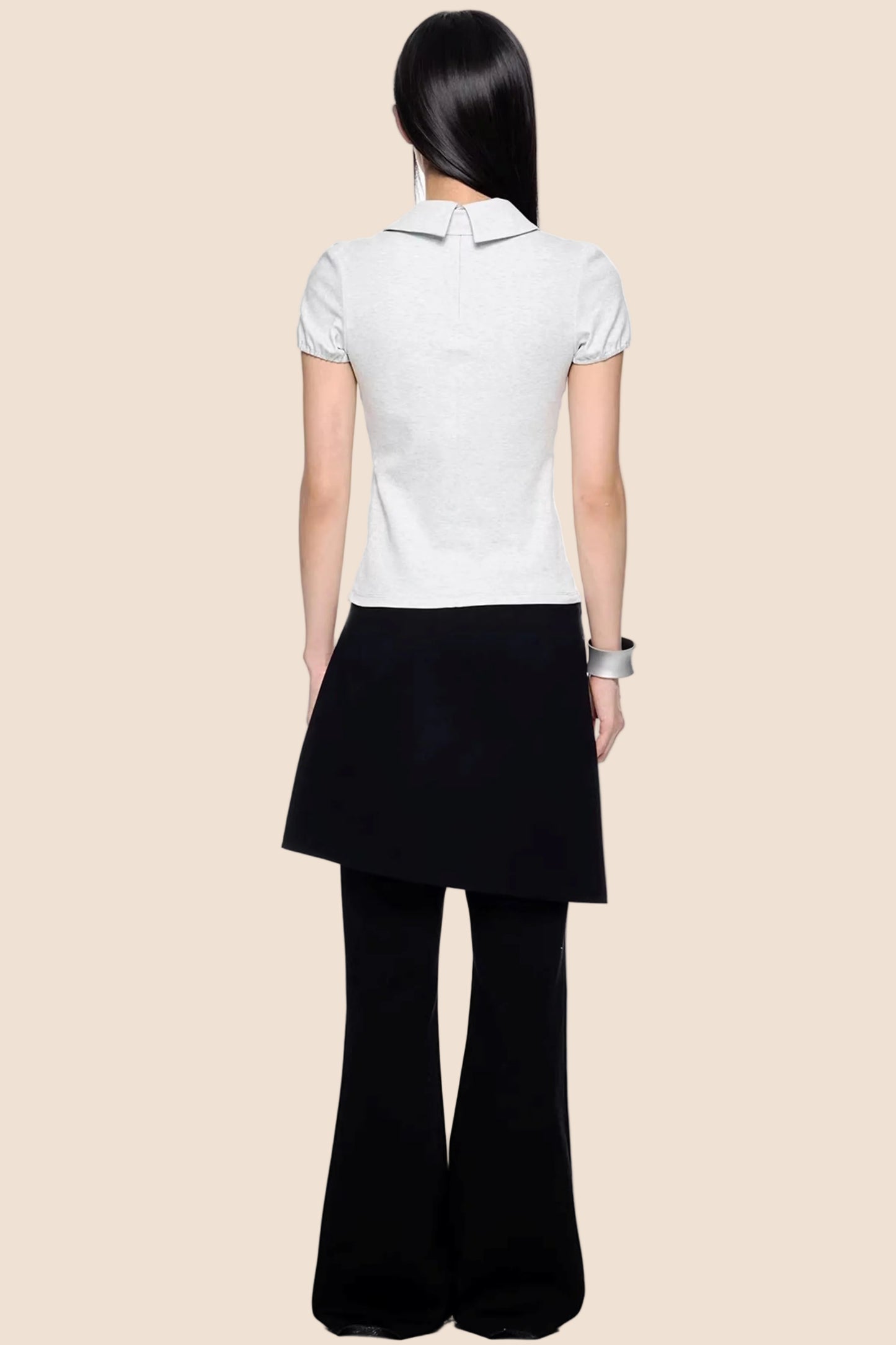 Diagonal Tie Knitted Top