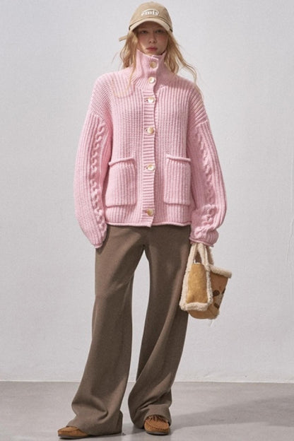 Wool Blend Scimitar Pants