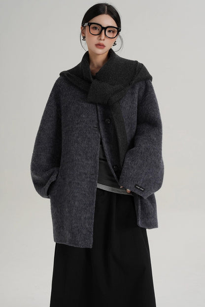 Temperament Woolen Coat