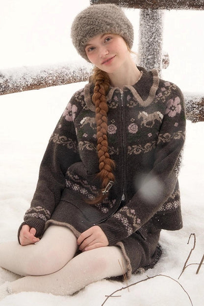 Afternoon Prelude Lace Skirt Set-Up