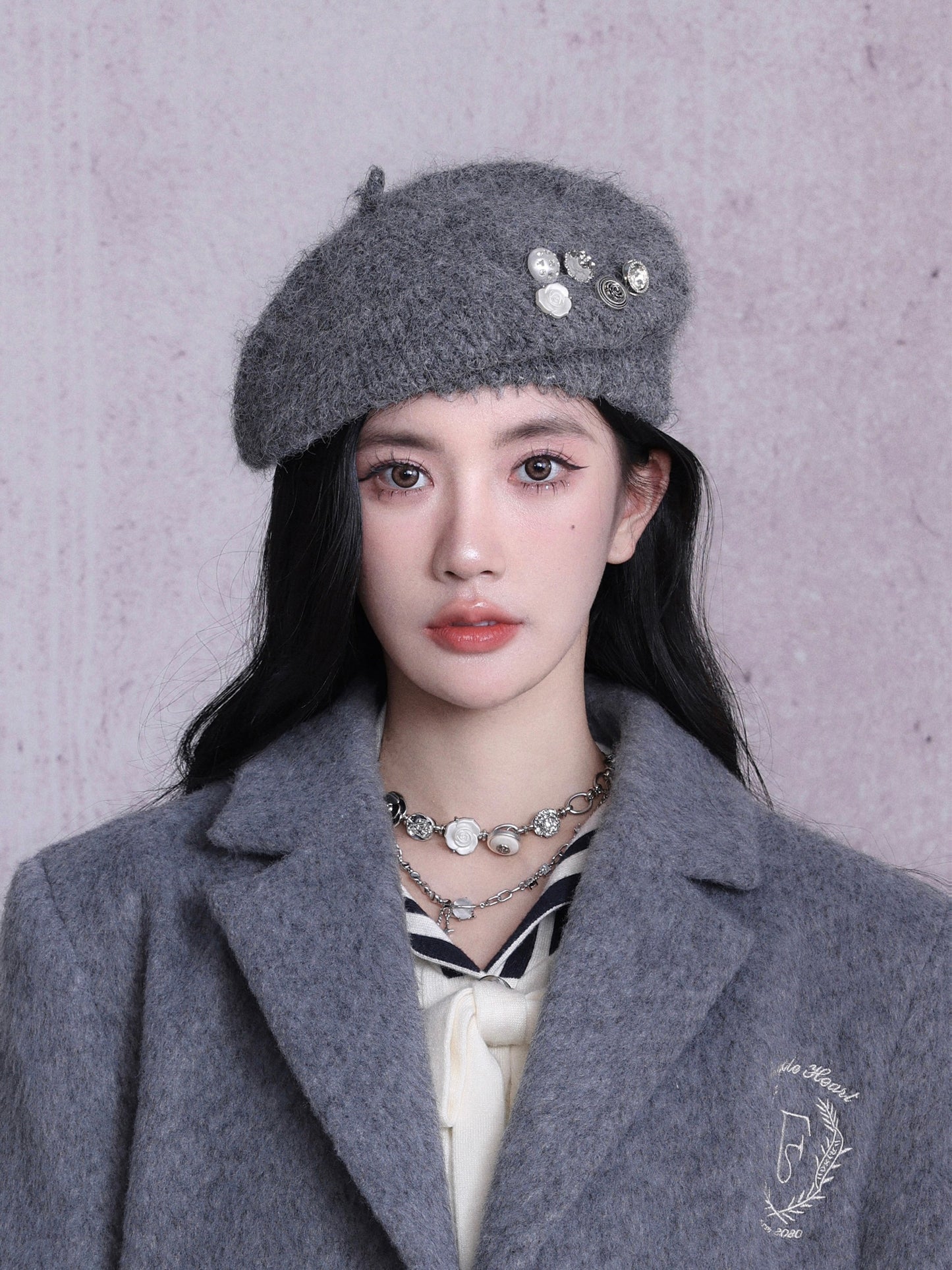Bailey playful button-knit hat