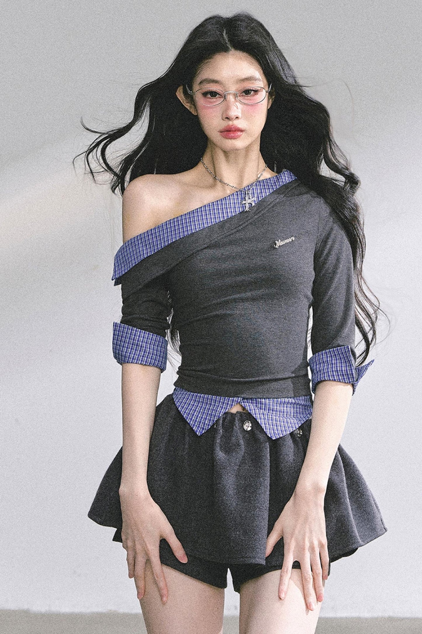 Gray Tone Striped T-Shirt