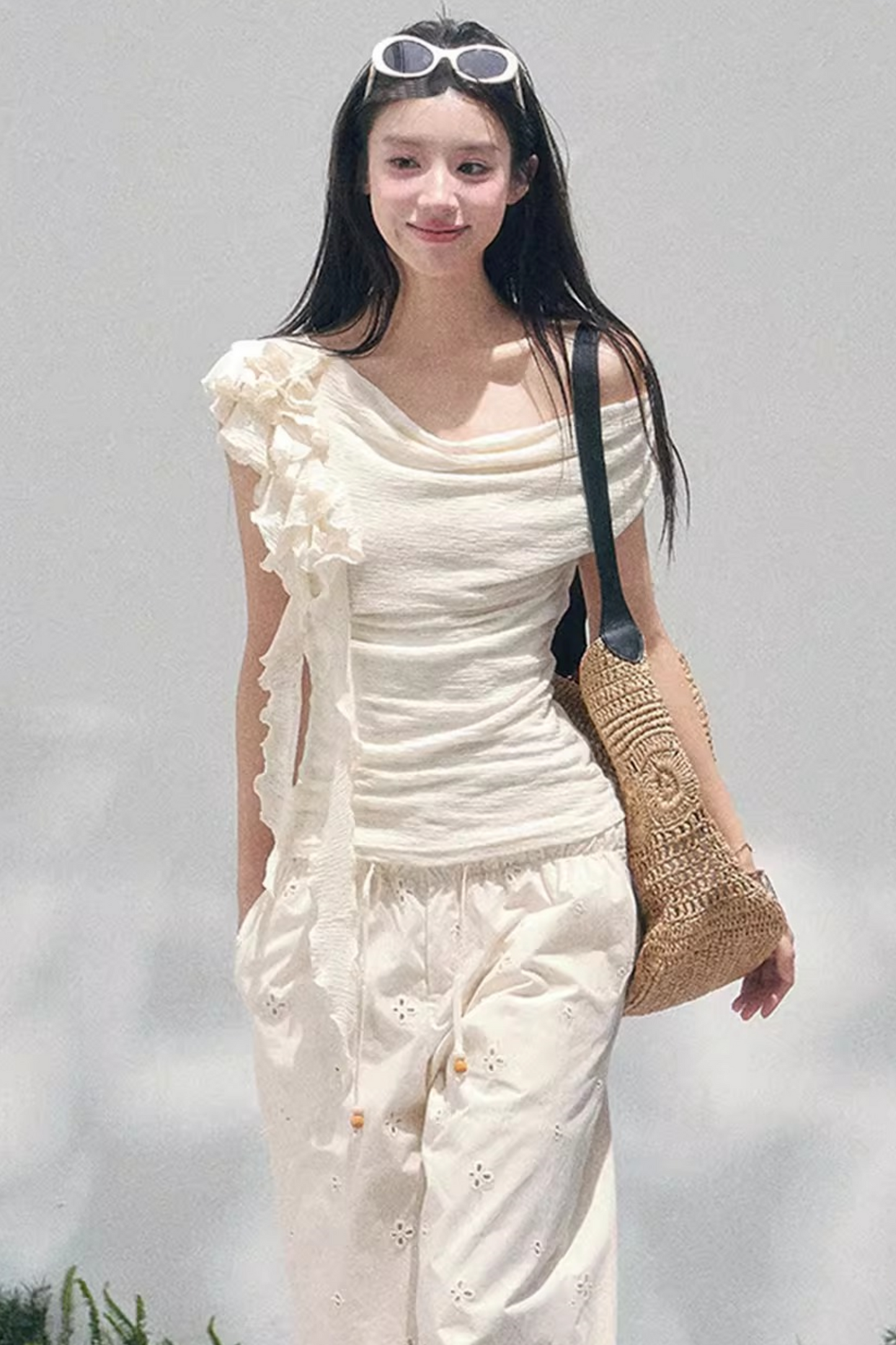 Light Whisper Ruffled Blouse