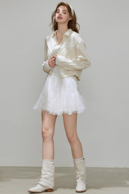 Fall Lace Commuter Shirt