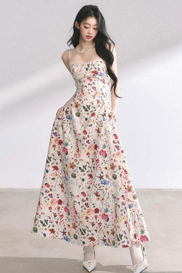 Summer Floral Lace Dress