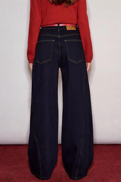 Versatile Red Scimitar Jeans