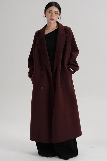 Minimalist Wool Long Jacket