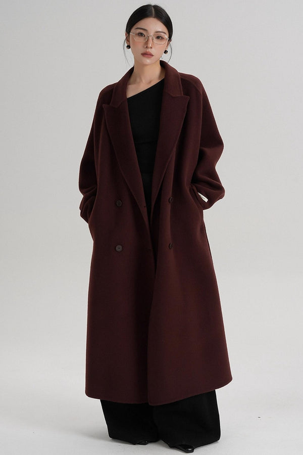 Minimalist Wool Long Jacket
