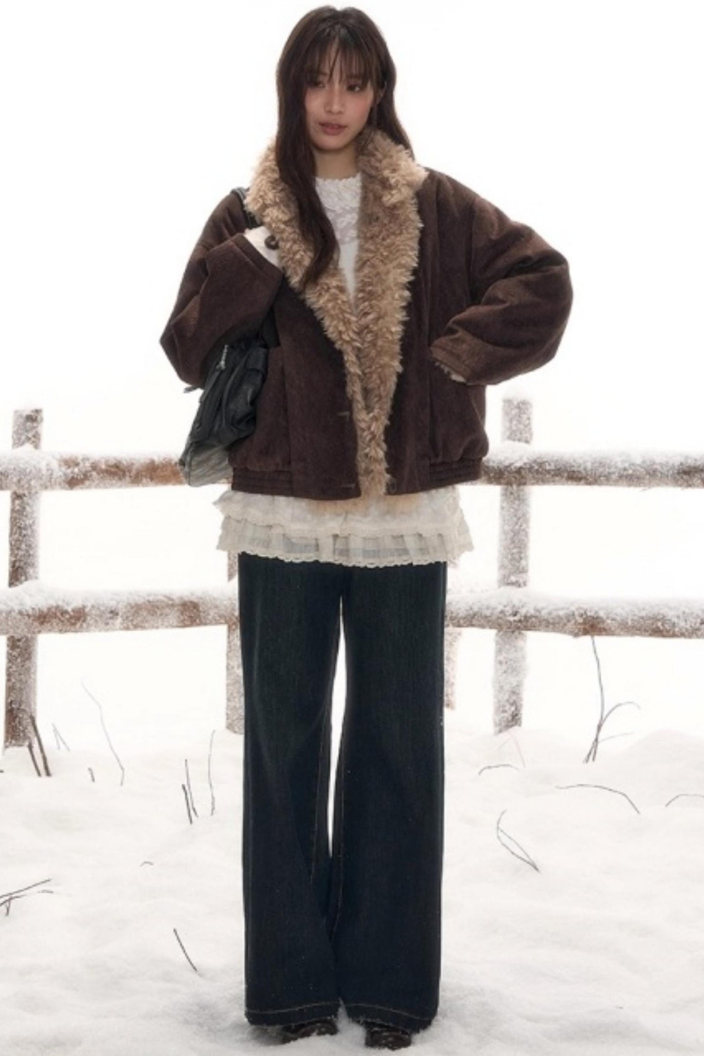 Reversible Lamb Wool Coat