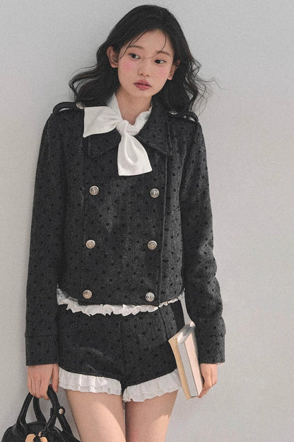 Memory's Reef Wool Polka Dot Suit Set-Up