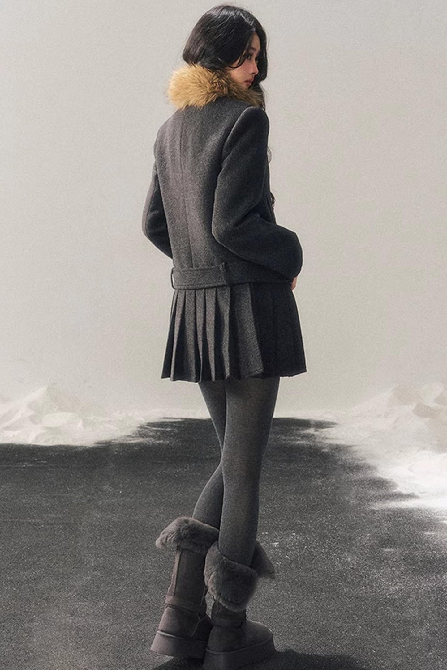 Whispers of Winter Woolen Coat