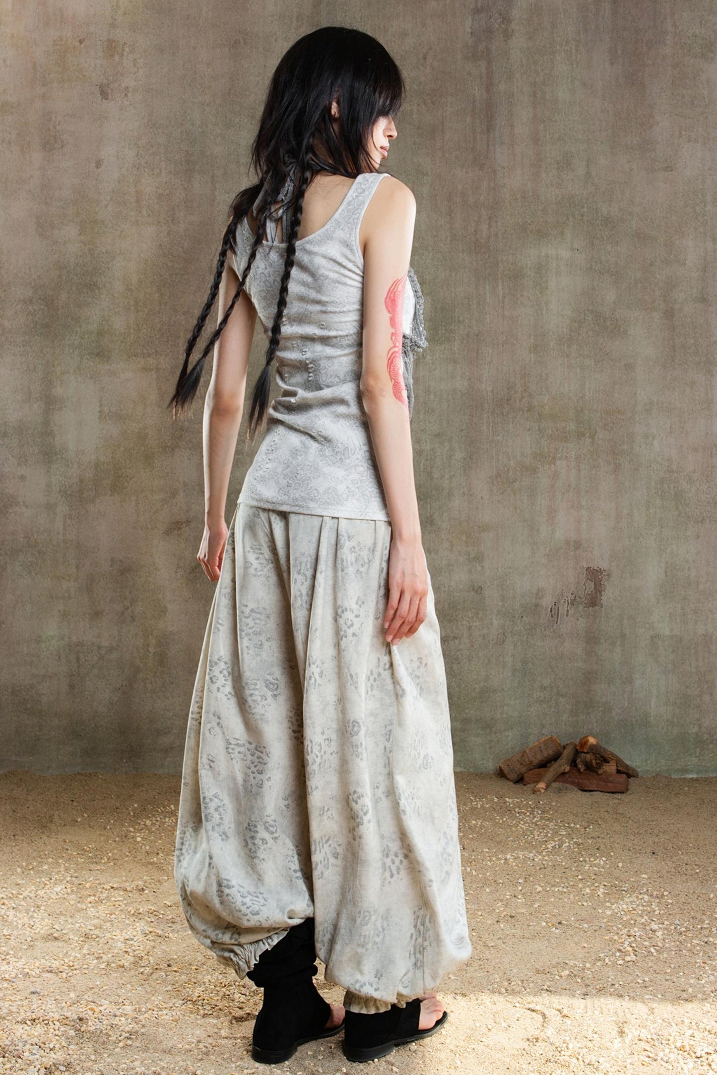 Retro Fishbone Pants