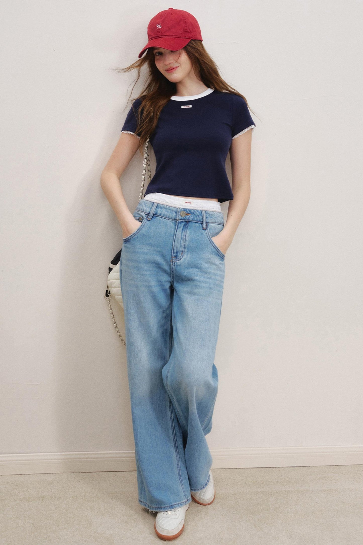 Lace Fusion Backless Top