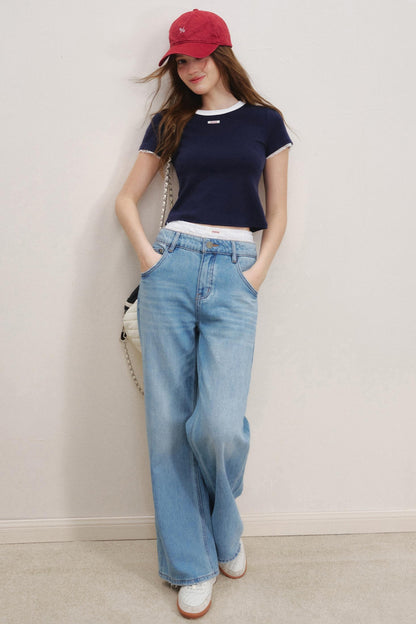 Lace Fusion Backless Top