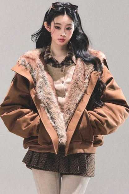 Plush Winter Padded Coat