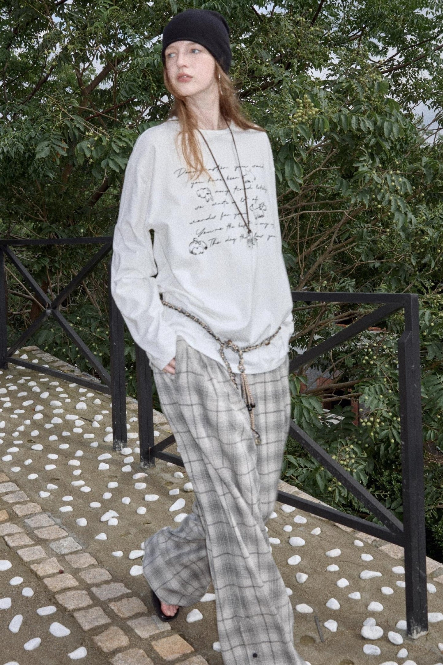 Cotton Printed Long Sleeve T-Shirt