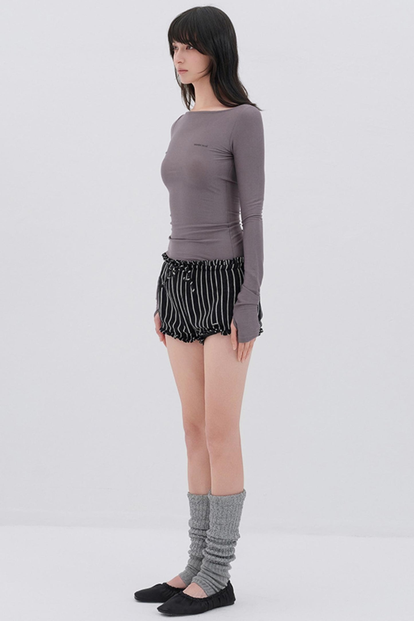 Soft Fleece Striped Pants