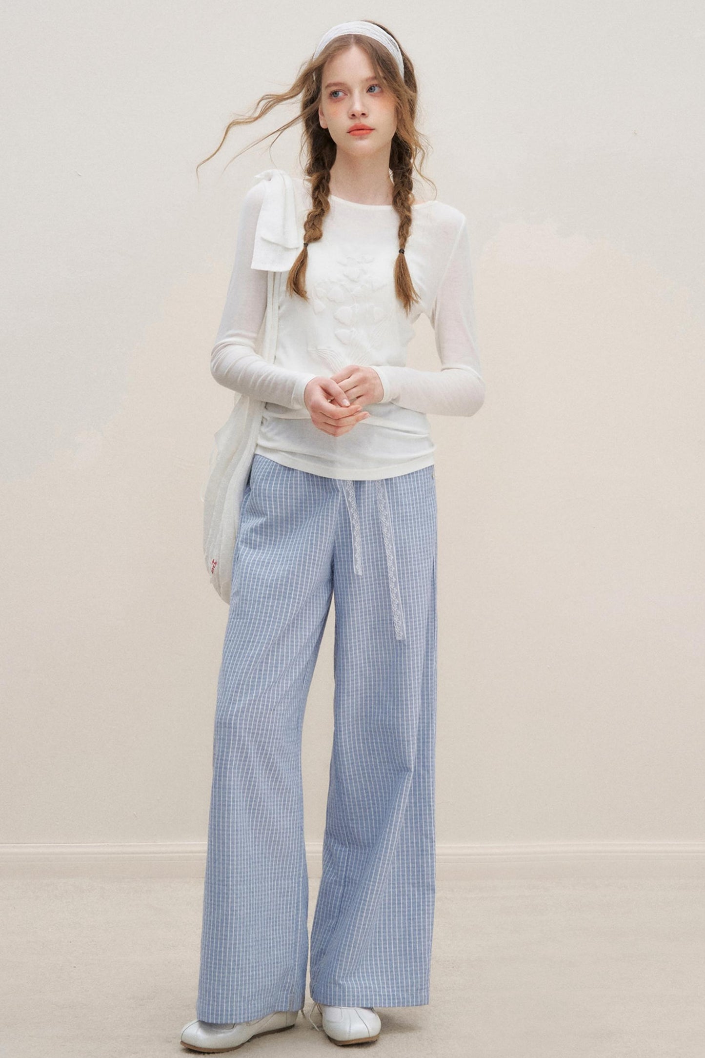 Lattice Loungewear Top