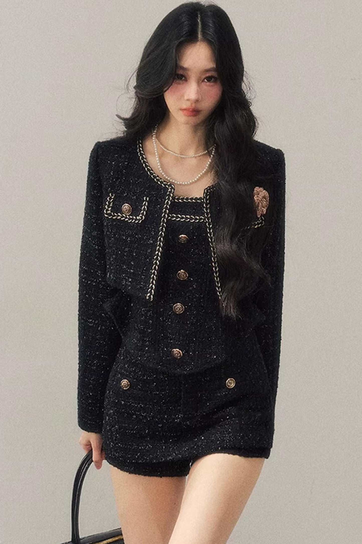 Chanel Wool Coat Skirt Set-Up