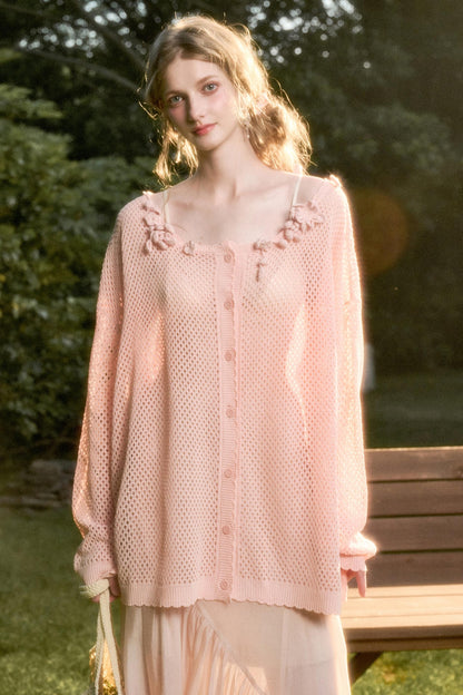 Galaxy Cool Ice Silk Cardigan