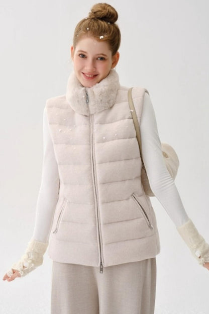 Plush Patchwork Leather Bag