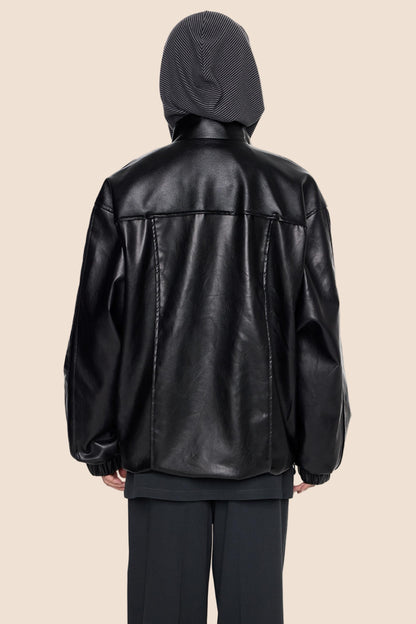 Autumn Vintage PU Leather Jacket