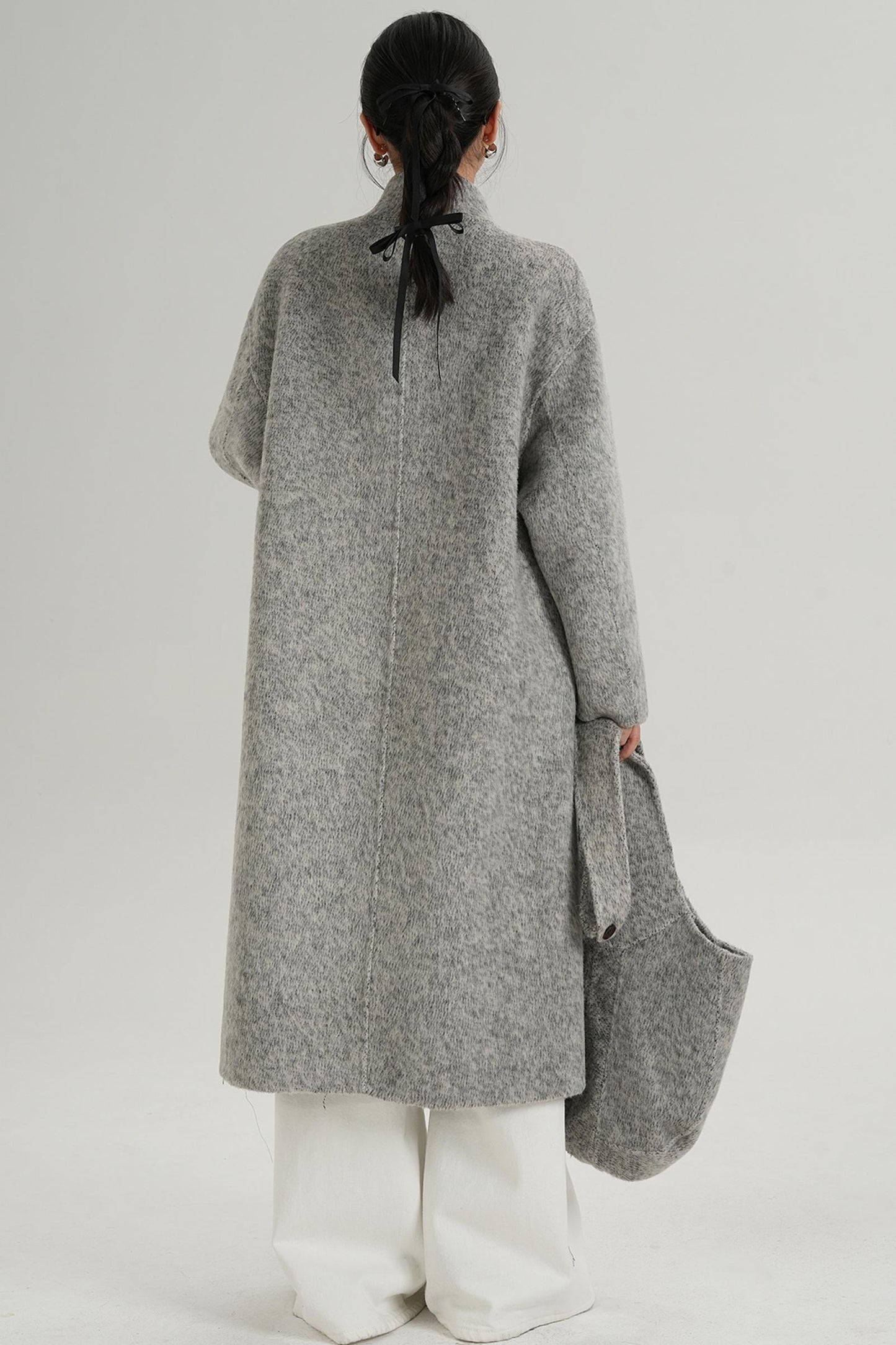 Temperament Stand-Up Woolen Jacket