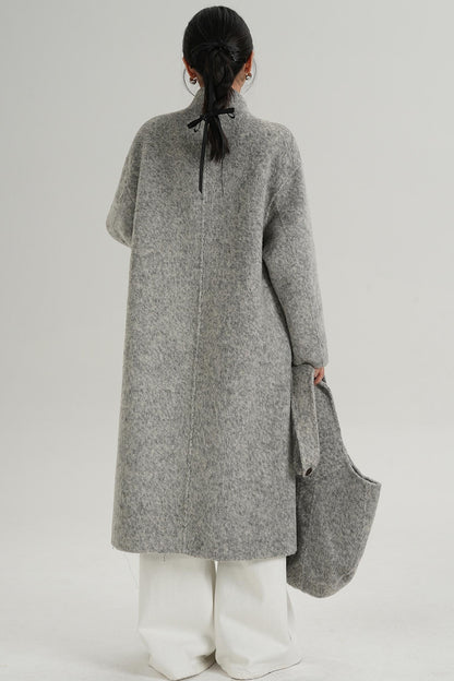 Temperament Stand-Up Woolen Jacket
