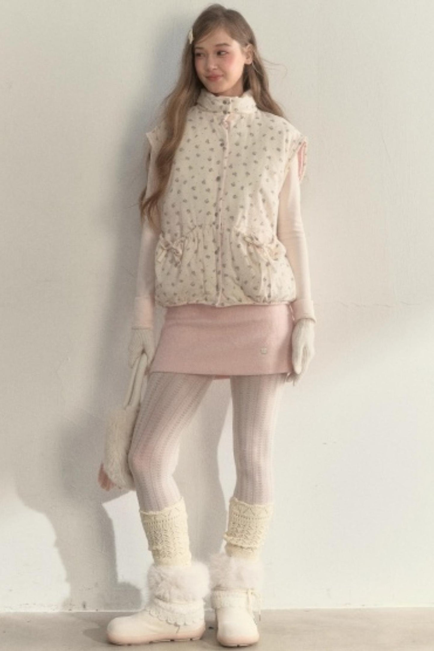 Corduroy Floral Reversible Jacket Set-Up