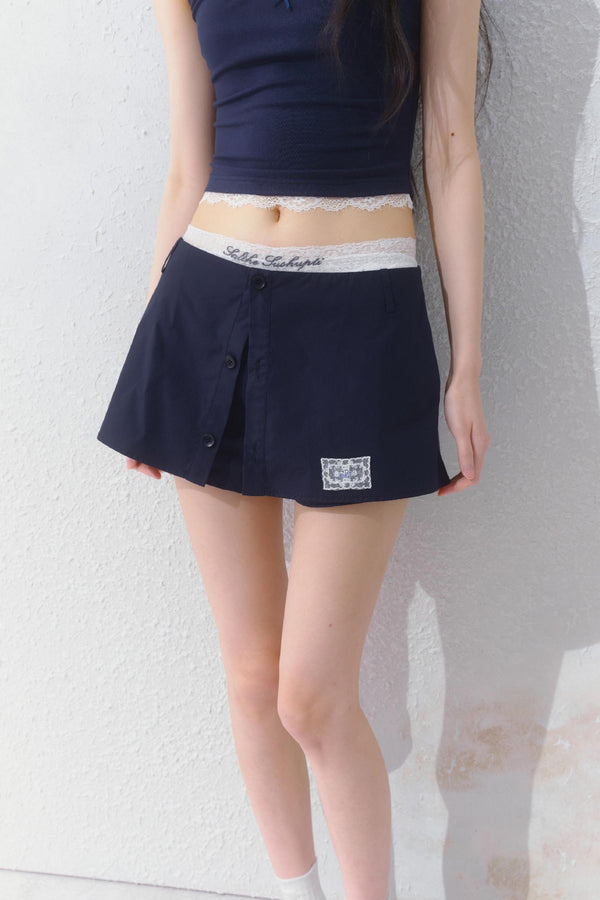 Sporty Strap Knit Top Set-Up