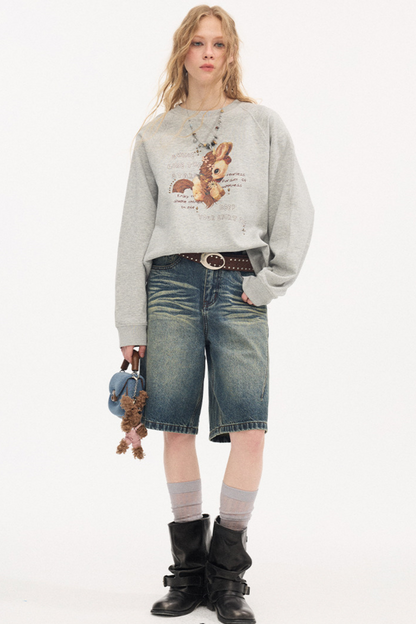 Blooming Now Strass-Pullover