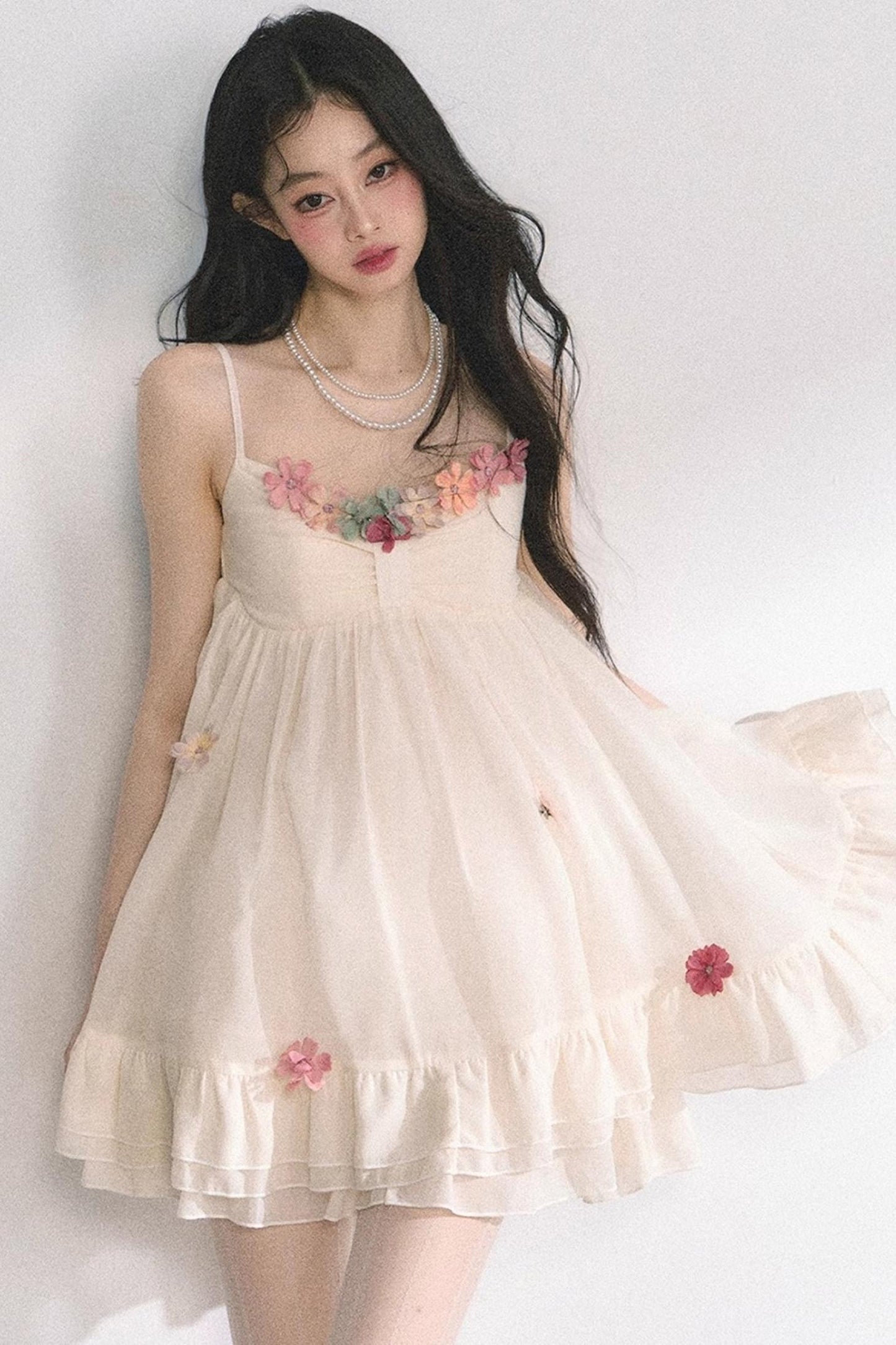 Floral Strap Resort Style Summer Dress