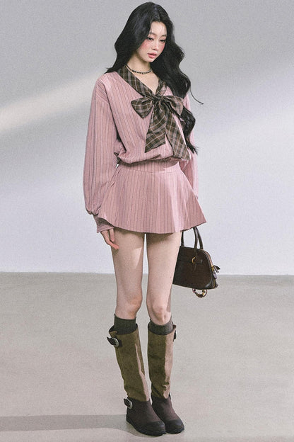 Hailey Miu Stripe Dress