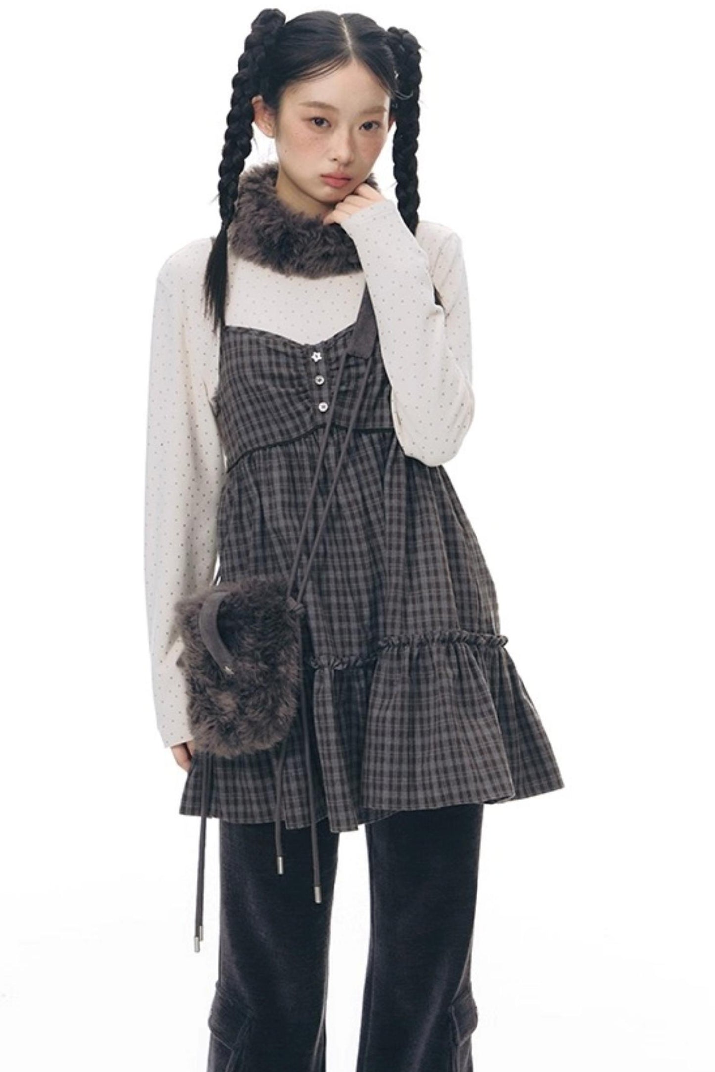 Handmade Furry Crossbody Bag