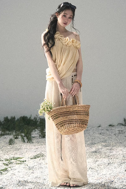 Wide-Leg Summer Pants