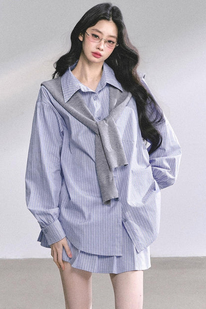 Autumn Plaid Suit Set-Up