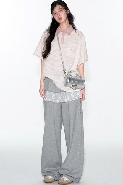 Summer Loose Polo Shirt