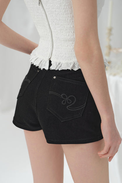 Summer A-line Denim Skirt